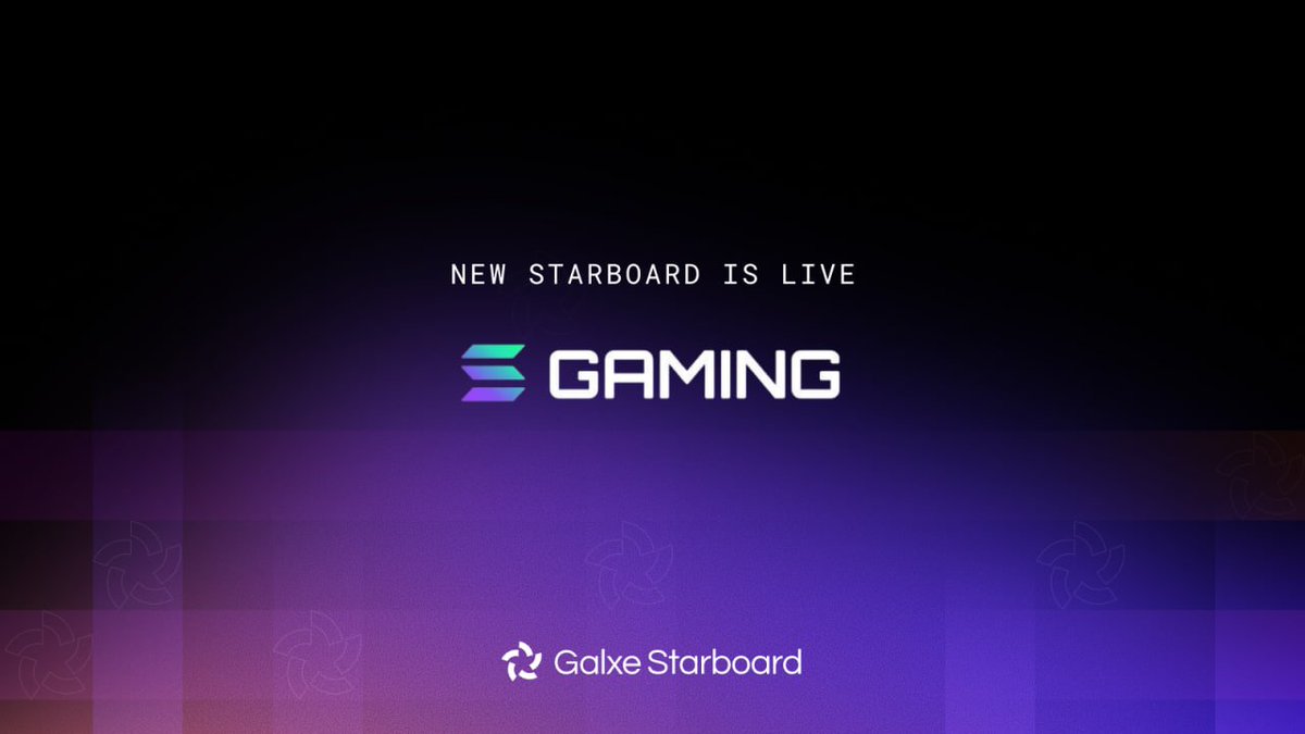 Solana Game Pass SZN 1 JUST WENT LIVE! 🔥

This isn't just a campaign—it's the cleanest play for ALL on-chain gamers &amp; creators. You need to see this.

Powered by <a href="/GamingOnSolana_/">Solana Gaming</a> &amp; <a href="/GalxeQuest/">Galxe Quest</a>, and hosted on @StarboardHQ. We've united 30+ top Solana games into one massive
