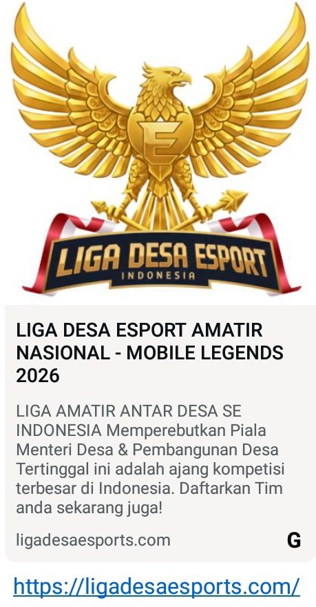 Liga sepak Bola Desa memperebutkan piala Mentri Desa PDT RI akan segera bergulir, siapkan Tim sepak bola Desa anda Untuk Mandaftar. #ligasepakboladesa #pialamentridesa #lahirtalentasepakboladesa <a href="/prabowo/">Prabowo Subianto</a> <a href="/YandriSusanto/">Yandri Susanto</a> <a href="/ArizaPatria/">Ariza Patria</a>