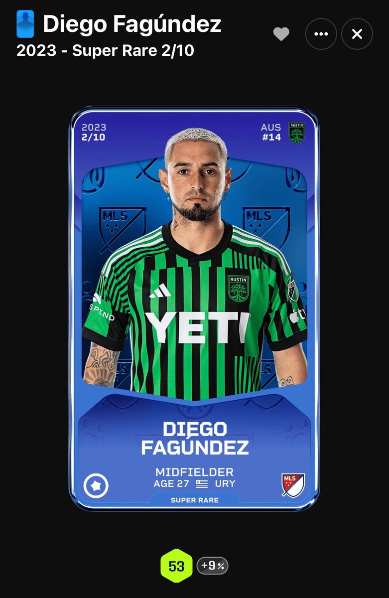 Petit giveaway #Sorare

Je vous fais gagner Diego Fagúndez 🔵

Pour participer, like ce post et follow <a href="/Jobznt23/">Jobznt23</a>

GL all 🍀