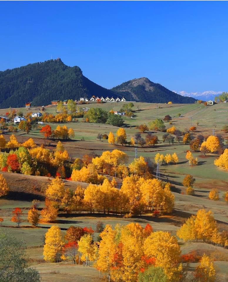 Sonbaharda Artvin’in “sakin şehir” unvanına sahip Şavşat ilçesine git.