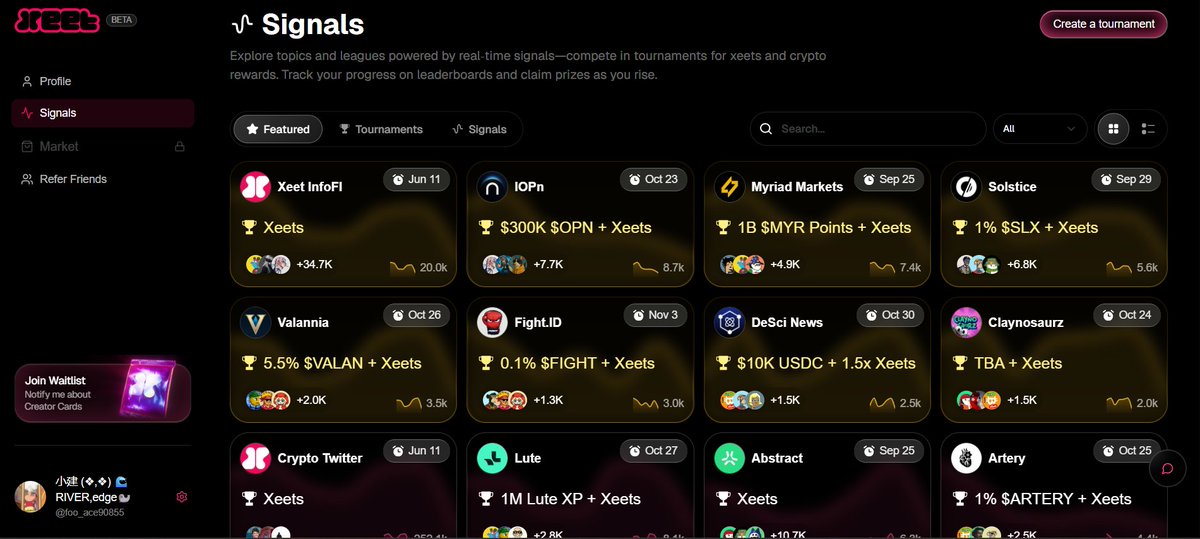 foo_ace90855's tweet image. 现在新嘴撸的这个 @xeetdotai 项目可以开始玩了。
点击一下链接:xeet.ai/refer/foo_ace9…

现在我也开始加入了这 @KaitoAI @cookiedotfun 两个项目
虽然加入可能有点太迟了
有兴趣的话可以点击一下链接:
2⃣Kaito: yaps.kaito.ai/referral/18384…
3⃣Cookie: cookie.fun/r2r4rKJy
#cookie #kaito #yapper