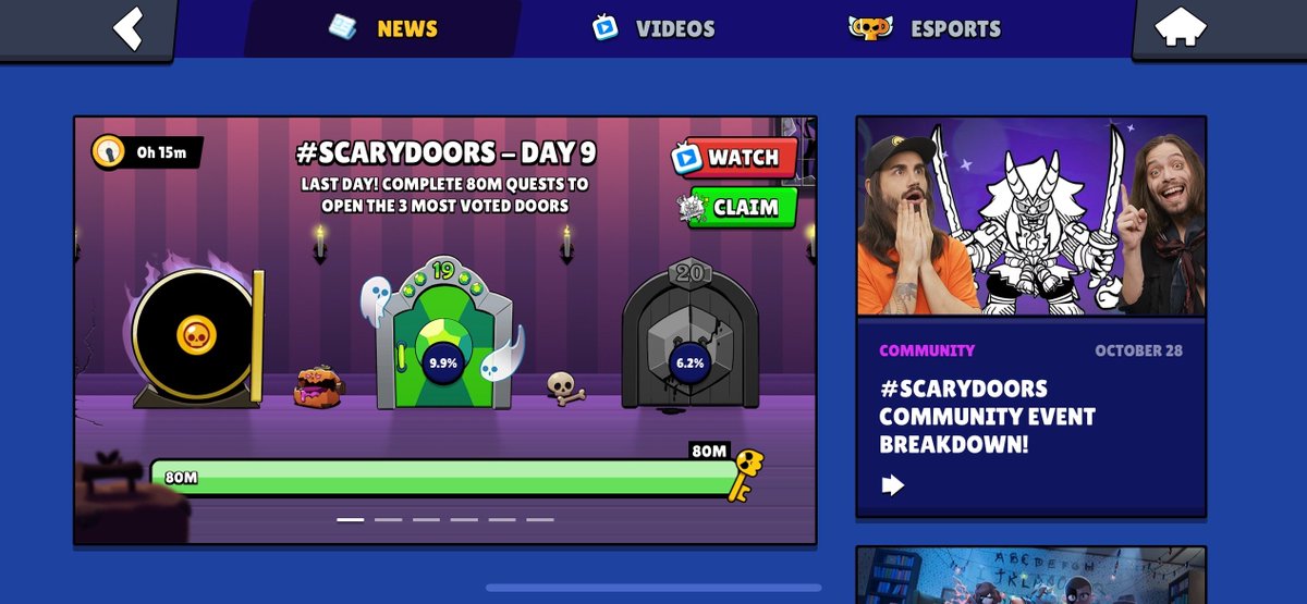 triburiturForYu's tweet photo. WAAZZAAAAA 😝
Loyally posted every vote 🙏
Looks like we're getting doors 7, 11 and 19
My prediction is 10 sushi, no mortis, and hopefully 20 gems
Now its gonna be praying for the 1M gems 🤞
Hit meteor fame on the last day LES GOOOOOO
#ScaryDoors #BrawlStars  💎 https://t.co/71ezLowfci