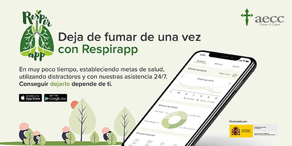 🚭La AECC ofrece nuevos grupos específicos de deshabituación tabáquica:

-Para quienes tengan o hayan tenido un diagnóstico oncológico.
-Para menores de 30 años.

ℹ️Más información en la app “RespirApp” y la “Guía de deshabituación tabáquica” a través del teléfono 900 100 036.