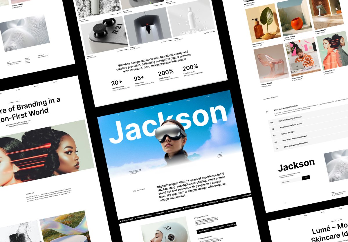 shohag4y's tweet image. After so many rejections from Framer Marketplace, I finally found a home at UI8 💛
My Figma template Jackson just got approved!

Sometimes the right door just takes a few wrong turns 🚪✨

#UIDesign #Figma #UI8 #DesignCommunity #FramerChallenge