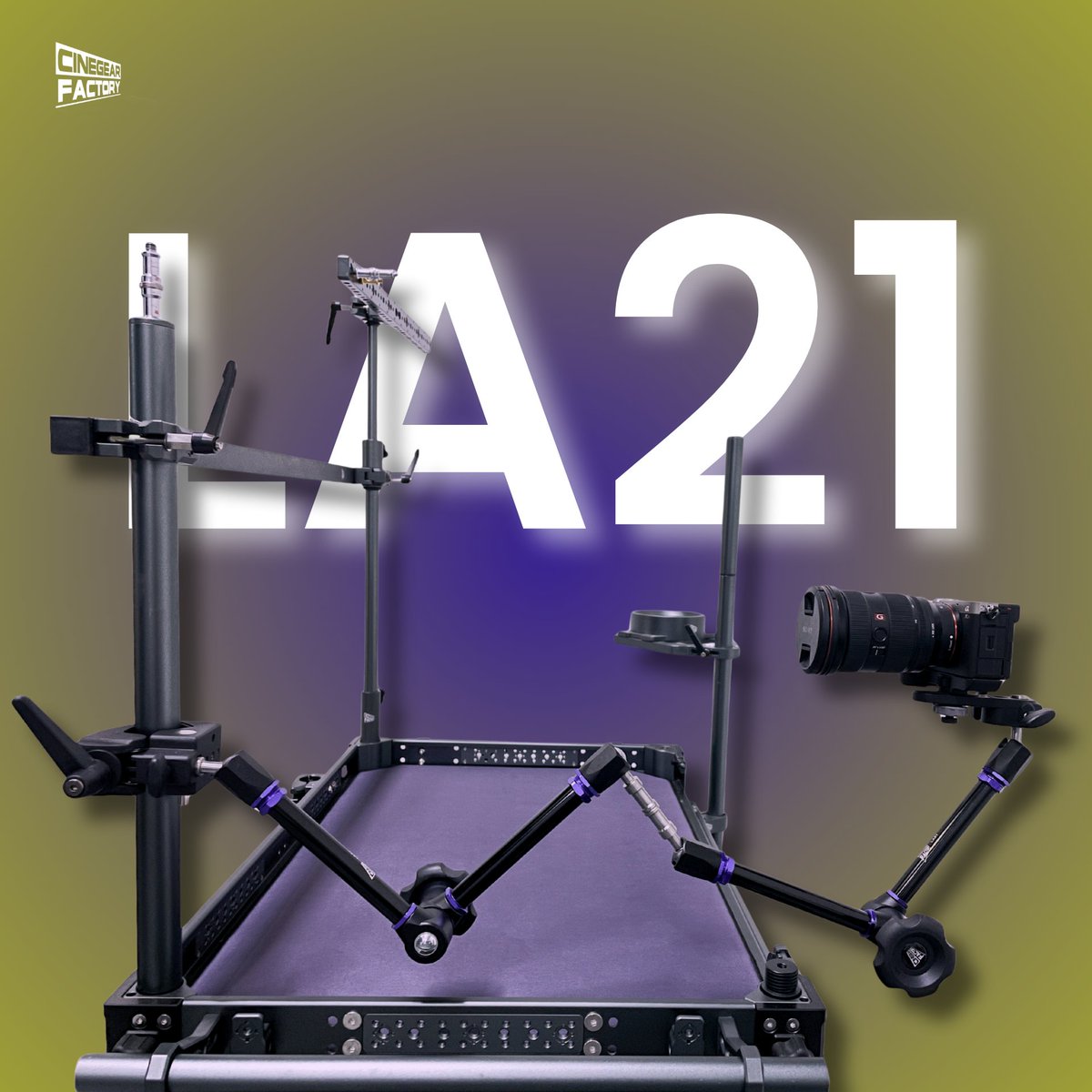 cinegearfactory's tweet photo. The @cinegearfactory ๐๐๐ฎ๐ญ ๐๐ฎ๐ฟ๐ด๐ฒ ๐๐ฟ๐บ is an adjustable support system engineered for rapid and secure positioning of camera lighting fixtures and accessories, โfeaturing an extended length of up to 21 inches.
#LA21 #LA21largearm #lightarm #cameraarm #lightingrig https://t.co/7zqdGVCIGY