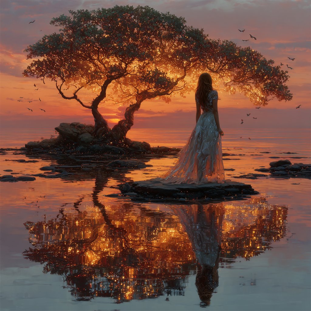 Good morning dear friends 🥰😇 - "One tree. One soul. One sunrise. Everything else is just noise." 🌳🌞🥰