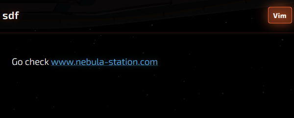 Fixed issue with detecting URL in vim mode
