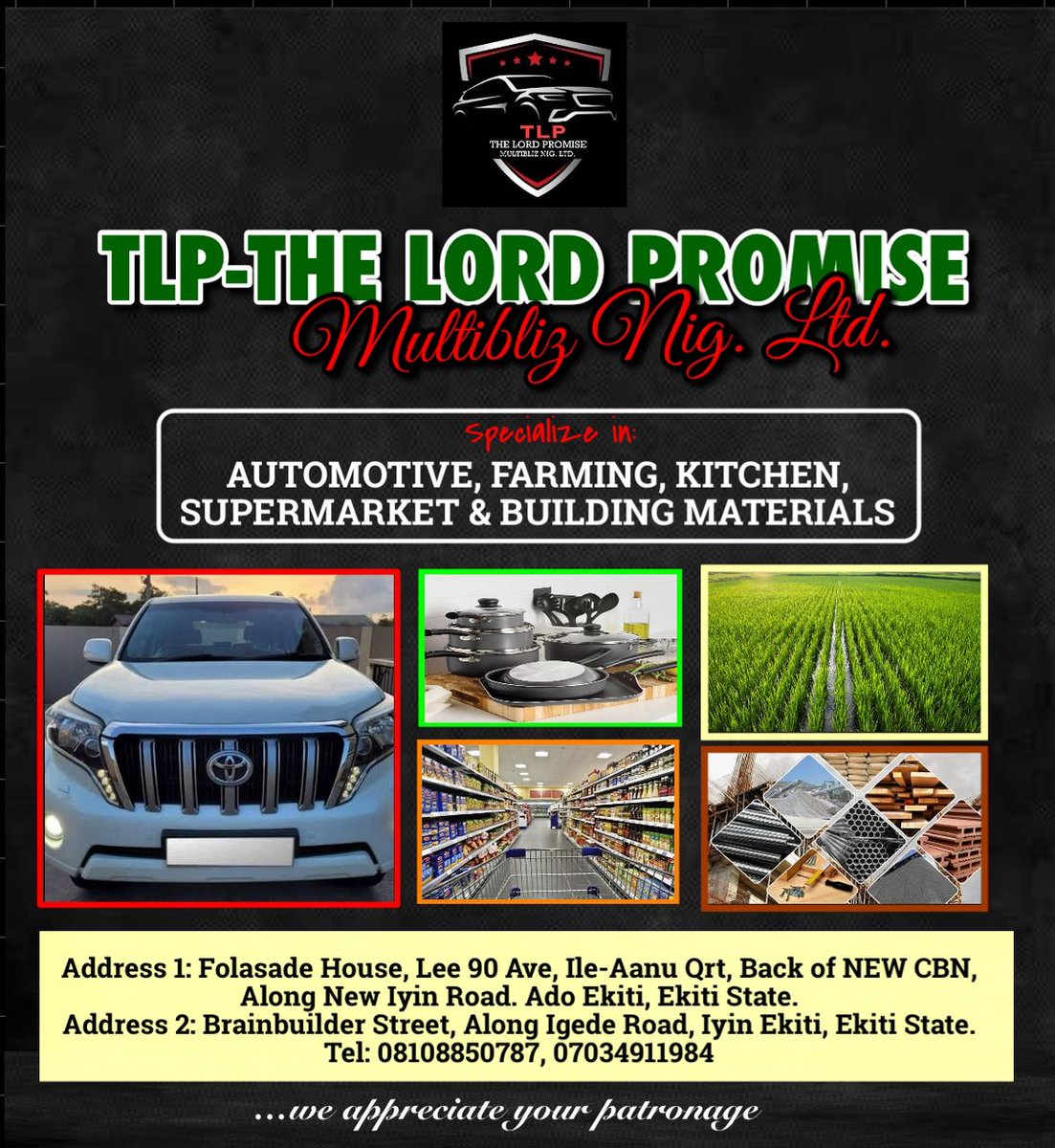 Oba2901's tweet image. Y'all should patronize this company and you will never regret investing too