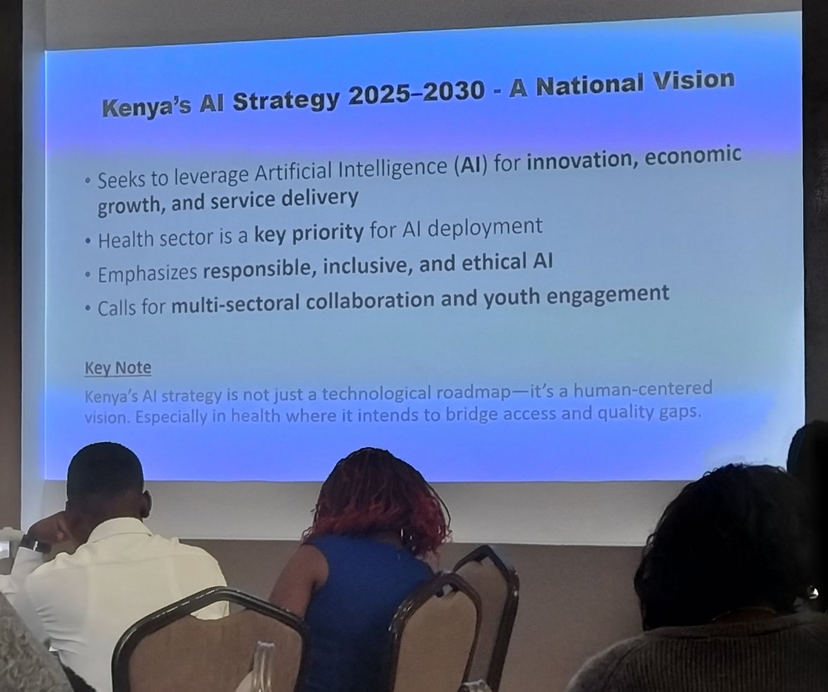 AI is shaping the future of healthcare but who’s shaping AI? Today’s #DigitalHealthWeek2025 #DigitalHealth forum asks how Kenya’s #AIStrategy 2025–2030 can empower innovators to build ethical, inclusive health solutions <a href="/KELINKenya/">KELIN</a> <a href="/Trans4m_Health/">Transform Health</a> <a href="/NAYAKenya/">NAYA Kenya</a>
#CostofConnection