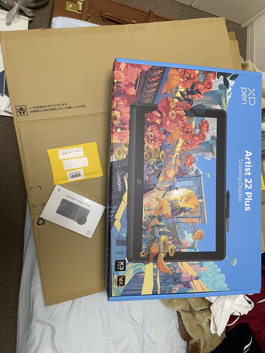 ＃液タブ
昨日液タブ届いた！！！
使いやすーい！！！
さすがXPpenさん!!!!