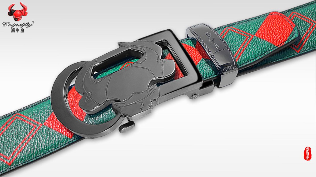 coipdfty's tweet image. coipdfty Men's Belt - Insight Edition: Glossy black stainless steel buckle paired with green and red checkered pattern. Bold luxury with profound meaning, helping you stand out from the crowd. #Casual Men's Accessories  #Premium Black Buckle Belt  #Essential for the Elite