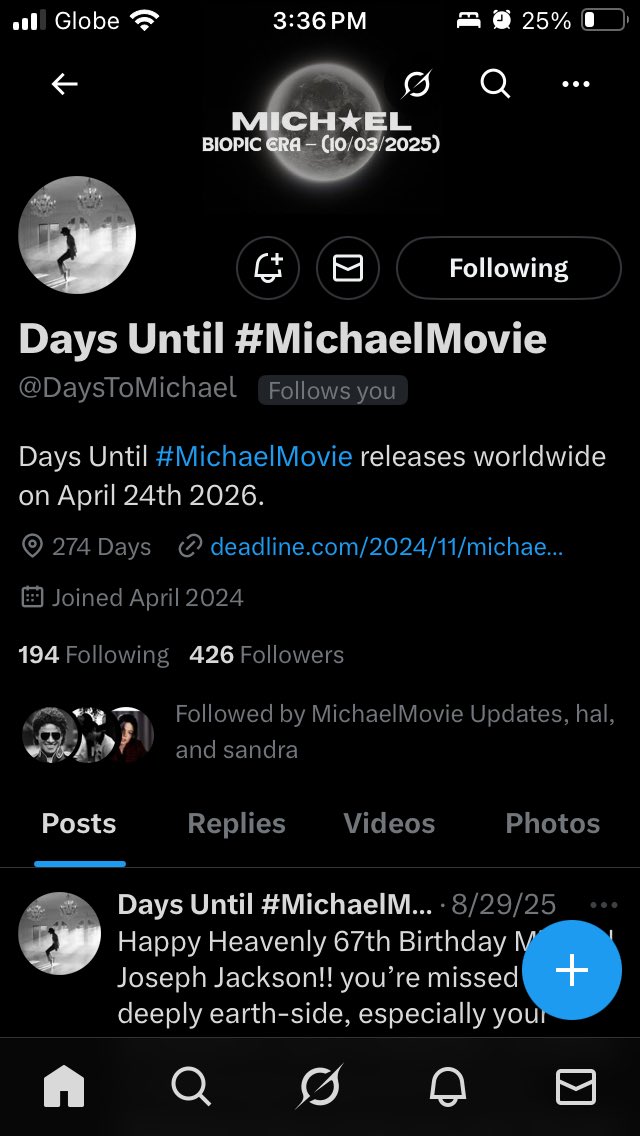Did Michael the Movie Release Today? tweet media