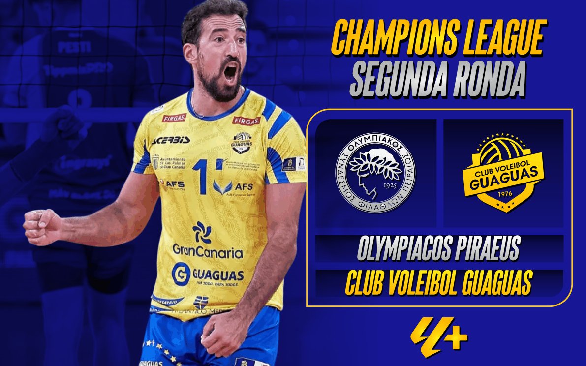 🇪🇺 CEV Champions League Volley 2026 

🏐 Olympiacos PIRAEUS Vs CV Guaguas 

🇬🇷 Melina Merkouri RENTIS 

📸 Emilio PC 

🖥 💻📱 

LaLiga +