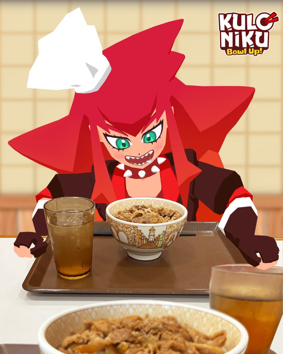 "I-It's not like I want to eat it or anything!"  

That's what Stella says, but then why does she look so excited...?