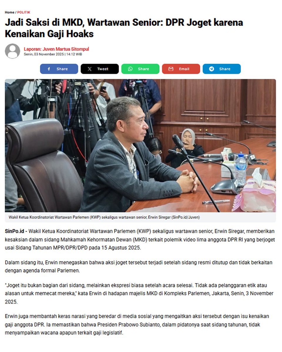Parlemenupdate's tweet image. Lima anggota DPR (Ahmad Sahroni, Nafa Urbach, Eko Patrio, Uya Kuya, dan Adies Kadir) sempet rame karena dituding langgar etik.

Tapi hasil sidang MKD justru nunjukin hal sebaliknya, yaitu sebagian besar korban hoaks &amp;amp; framing.