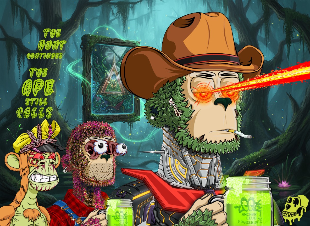 z00tzAnchorClub's tweet image. GM fam ☀️

The swamp’s alive, the hunt continues, and the APE still calls 🦧

Grab your #z00tz m00nshinez — it’s #ThirstyThursday 💚

Original by @HaiJakd 🎨