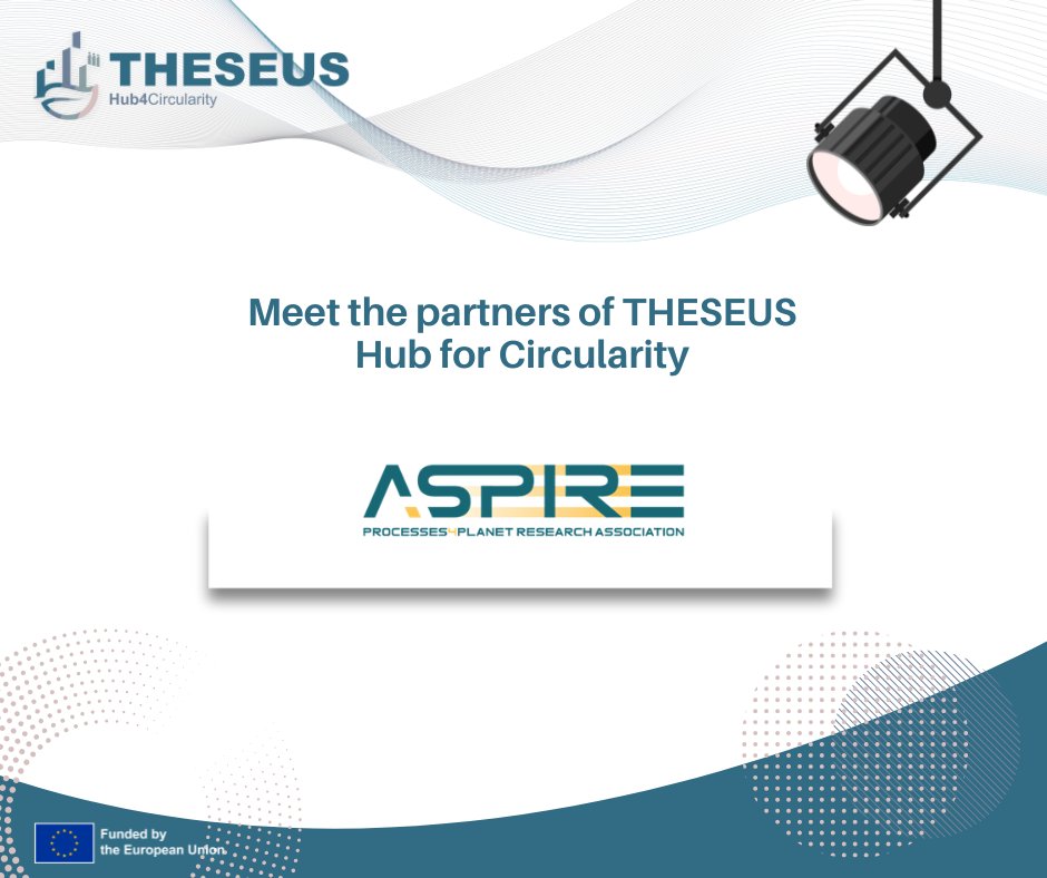 TheseusH4C's tweet photo. 💡 Meet the #TheseusH4C partners!
🔦 Spotlight: @ASPIRE_P4Planet — driving EU process industries toward circularity &amp; climate neutrality through the #Processes4Planet Partnership.

#ASPIRE #CircularEconomy #Innovation https://t.co/3woUwQf6ol