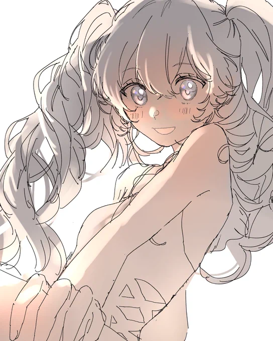 夏に描き終わらそうと思っていたミクちゃんでしたの供養