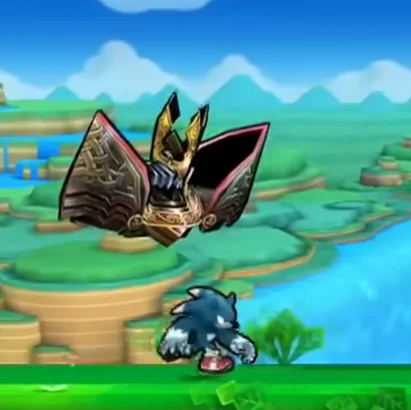 When Sonic assassinated King Arthur in Sonic &amp; the Black Knight, it appears Sonic sliced him apart, as in his two following appearances in Sonic Runners and Sonic Rumble, King Arthur is nothing but a floating bust. He also brute forced his way into the real world to haunt Sonic.