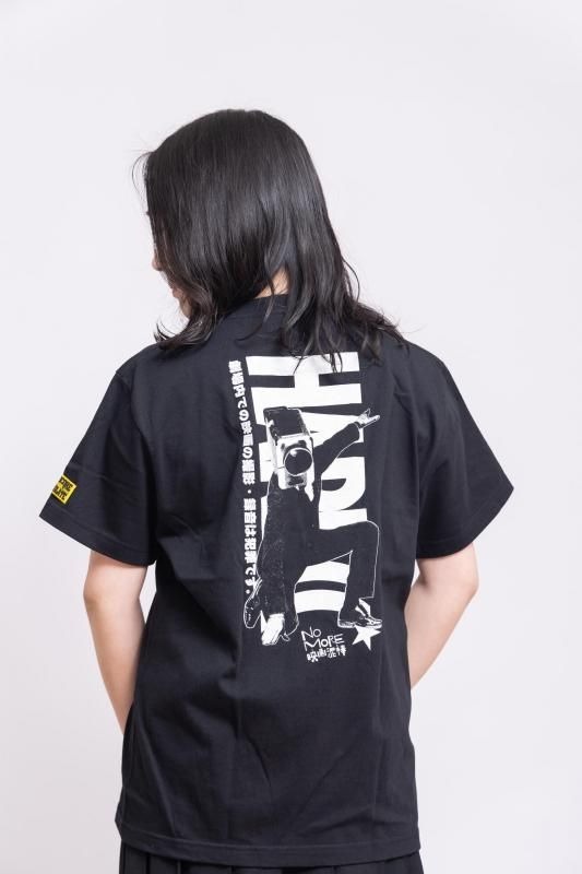 ココア様　ブラック MAKE YOUR MARK BACK SPINDLE LOGO TEE｜CONVERSE TOKYO