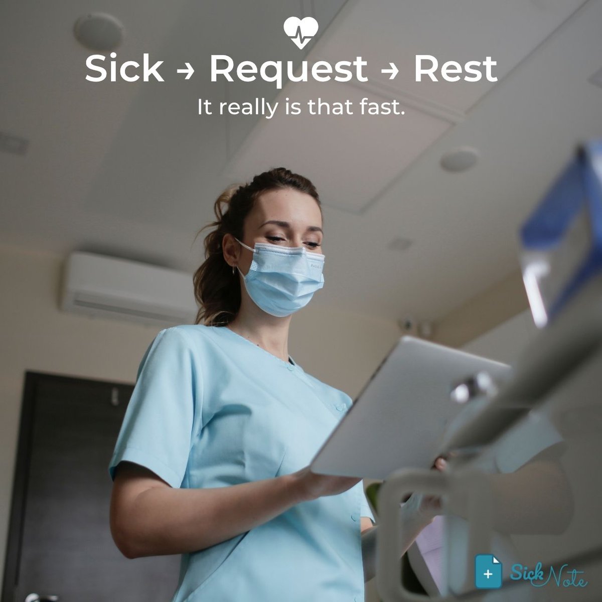 sicknote_com's tweet image. No calling clinics.
No explaining yourself to HR.
No waiting 3 weeks for an appointment.

Just:
You’re sick → You request → You rest 💙

Sicknote for £28, fully online, approved by doctors.
Your time + energy are precious.

#SickNote #FastHealthcare #DoctorCertified  #RestEasy