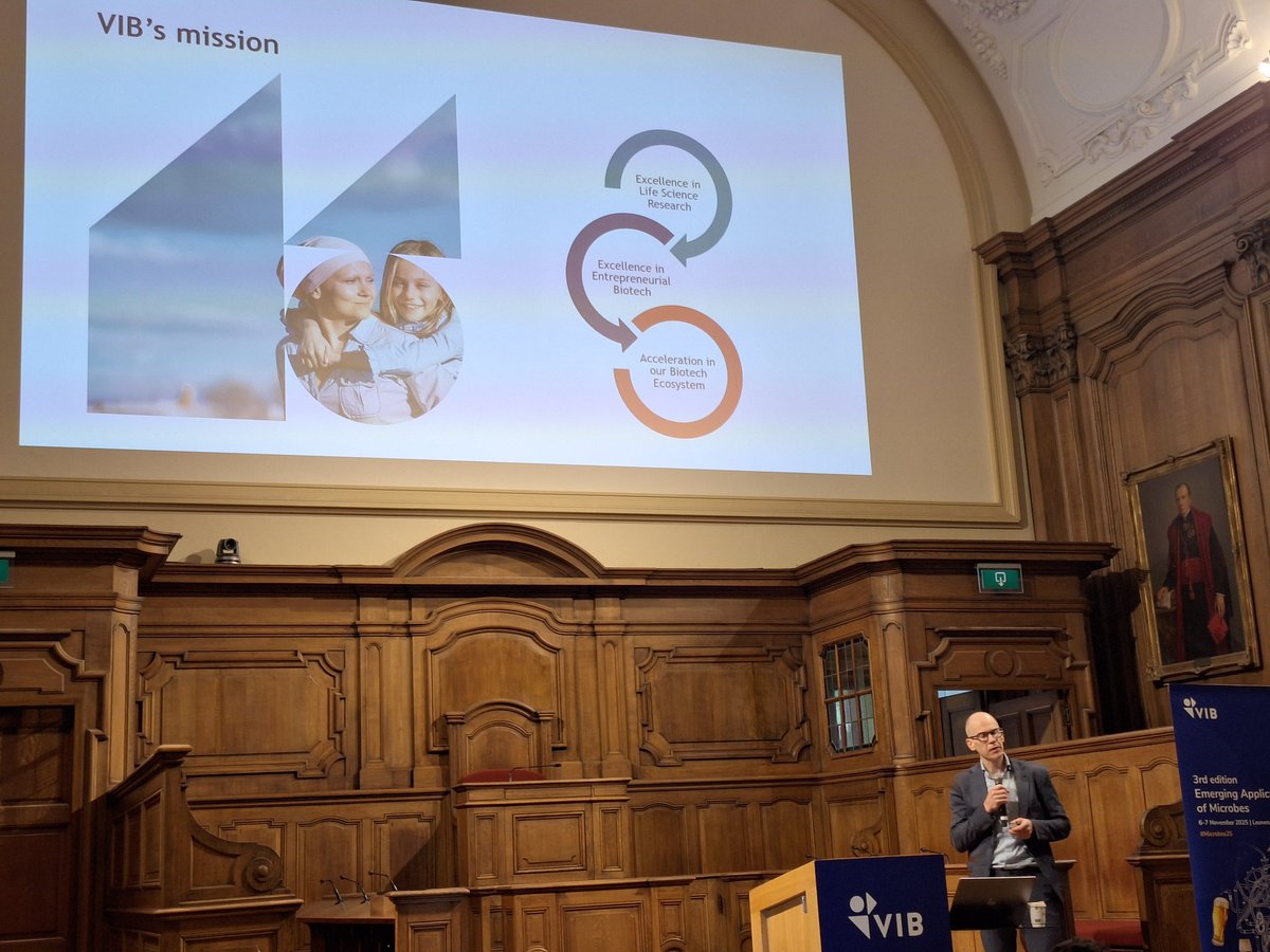 Kick off of @vibtrainconf #Microbes25 by Kevin Verstrepen @verstrepenlab Looking forward to another exciting edition of innovative microbe research, and meeting up with friends and colleagues
