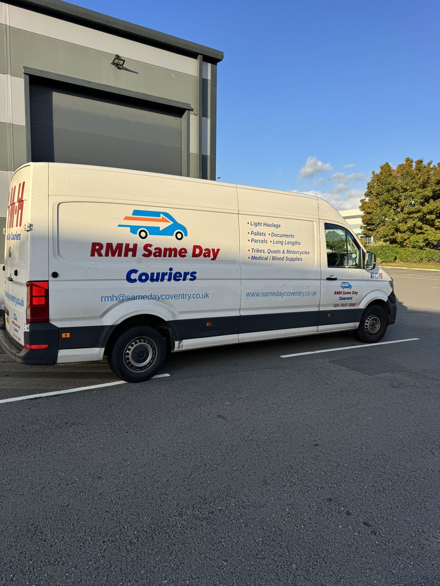 SameDayCoventry's tweet image. Tally Ho…🚚

Loaded with a single #pallet in #Coventry for delivery straight to #Scunthorpe. 🚚

I’m then empty and free to go anywhere either back south towards the #Midlands, or across to the North West. 🚚

Contact me if I can be of any help. 👍

#Doncaster
#Rotherham