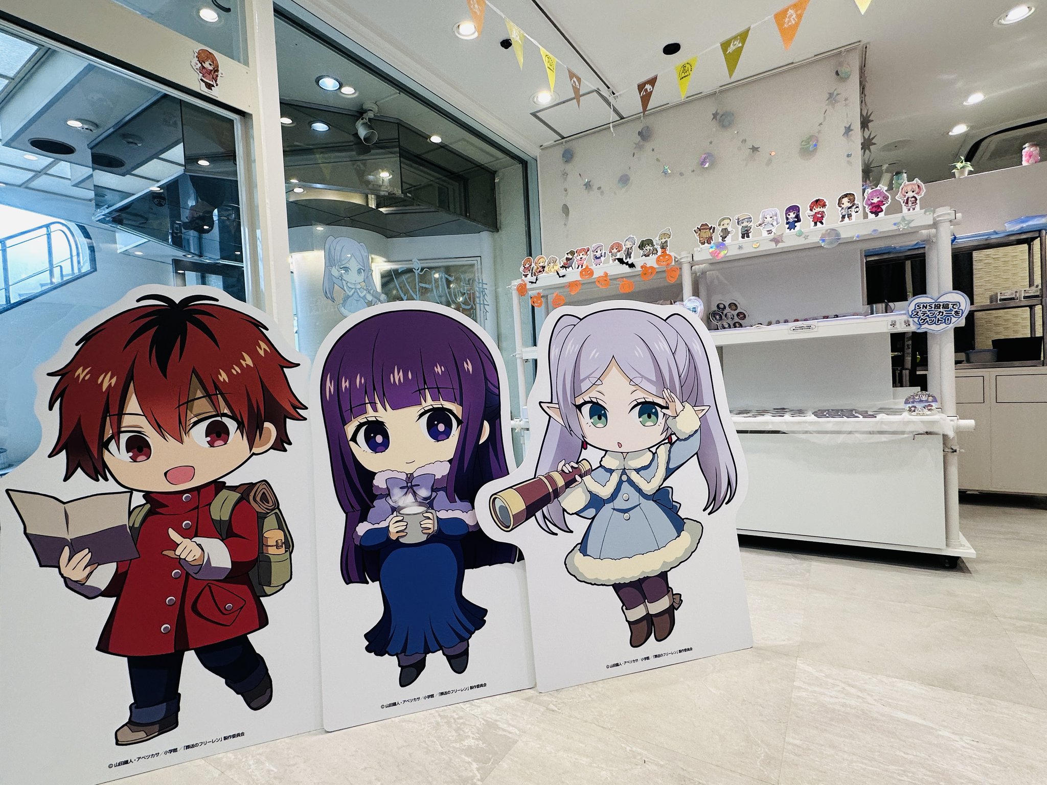 葬送のフリーレン ORBcafe フリーレンの来場特典 アクスタ コースター