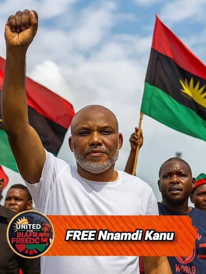 samsonafam20's tweet photo. @GunterFehlinger Free Mazi Nnamdi Kanu now a prisoner of conscience the man that saw tomorrow the leader of the indigenous people of Biafra IPOB a British citizen was kidnapped in Kenya by Nigeria govrt and extraordinary rendition to Nigeria court of appeal discharge and acquitted him, https://t.co/JU9roRF61v
