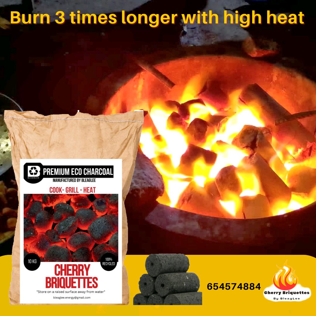 Clean cooking for a cleaner planet.
Choose Cherry Briquettes — power your meals sustainably.
#charcoal #briquettes #charcoalbriquettes #bbq #grilling #cleanenergy #charbon #charbonpremium #charbonécologique #madeinafrica #barbecue #smokeless #charbon #grillade #charbonlocal
