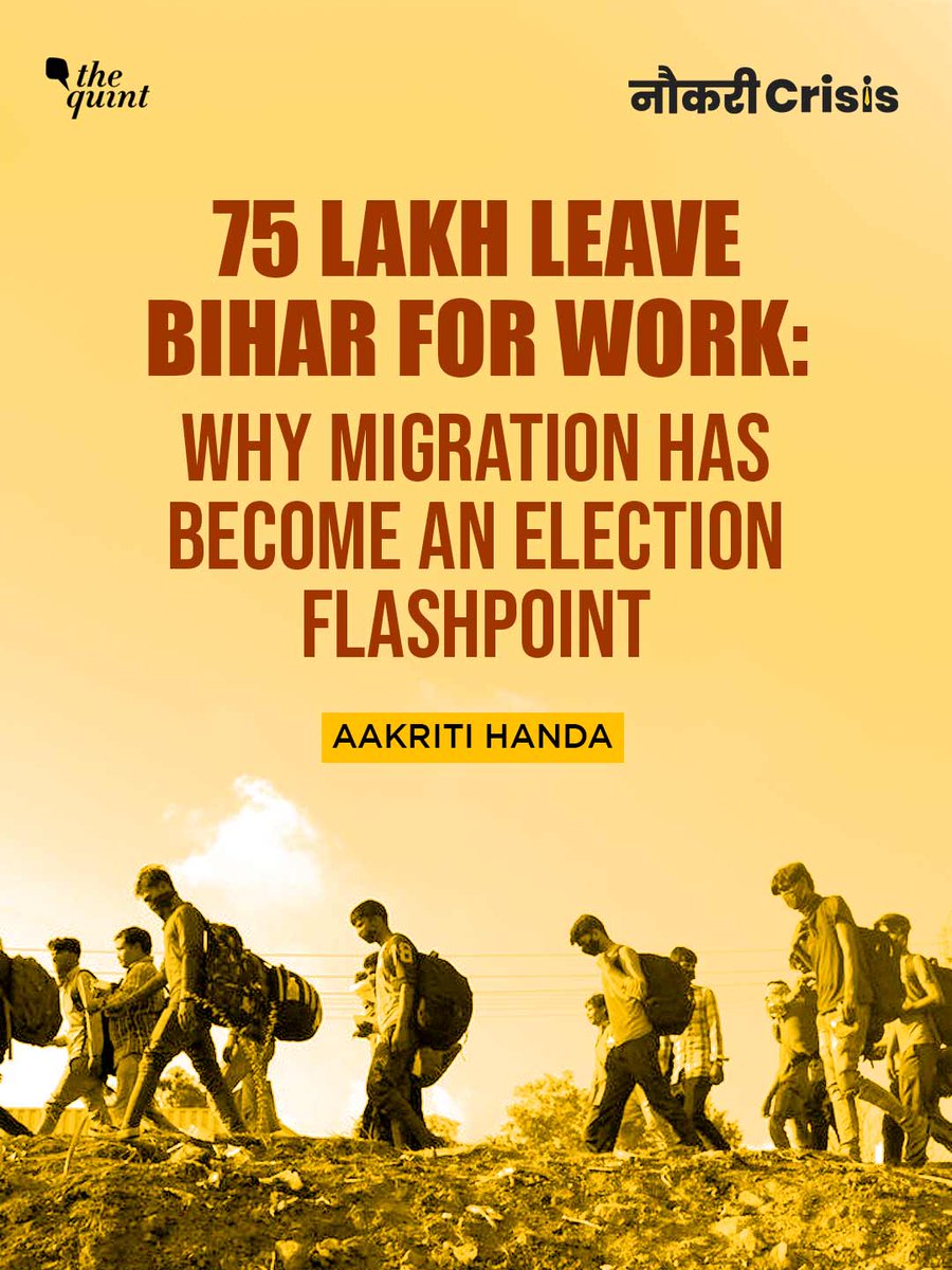 It is clear that out-migration remains one of Bihar's most pressing  challenges, as it also underscores the state's deep economic distress. Why  do people in Bihar migrate? Which states do they go, image size:900x1200