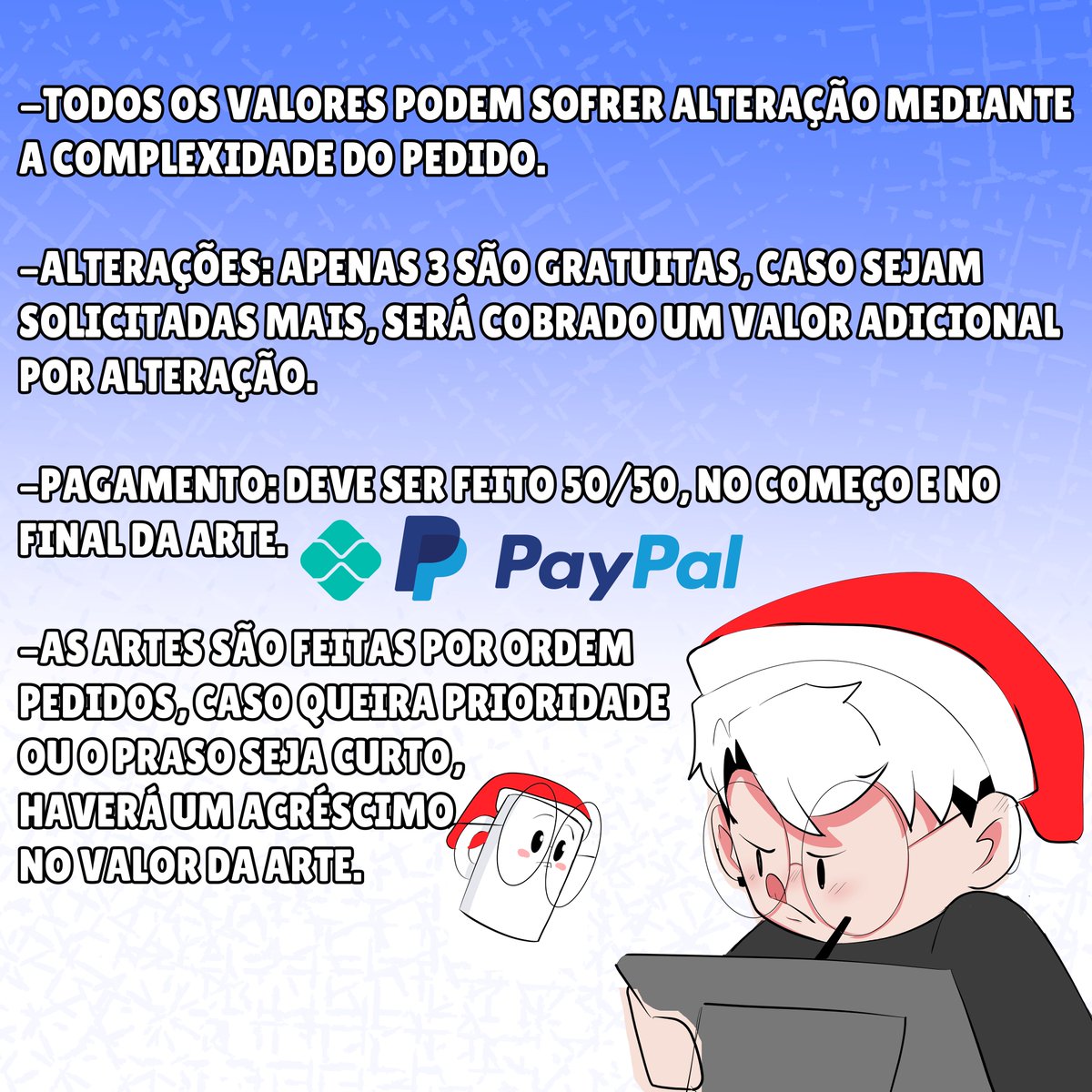 sun7_coffee's tweet photo. Olá, estou oficialmente abrindo comissões, então quem estiver interessado, favor entrar em contato na dm
E quem puder ajudar divulgando, ajudaria muitão 
.
.
.
#comissionsopen #Commission #digitalart #ilustration https://t.co/ruoiwJsvMG