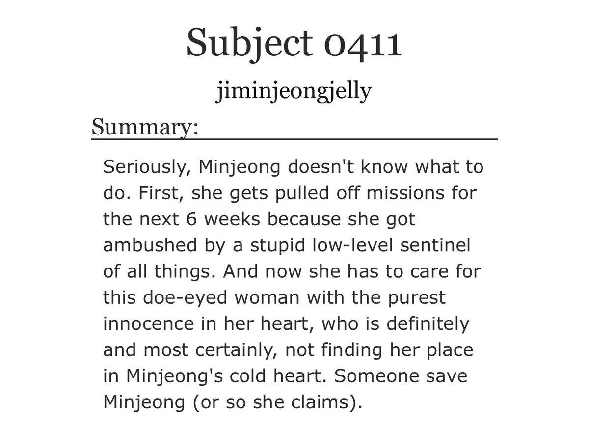 jiminjeongjelly's tweet photo. Subject 0411

- Jmj 
- Rated Mature
- Futuristic au, robots, domesticated fluff, some action, jm is a clueless android that doesn’t even know she’s an android, mj is the top bounty hunter of a resistance group
- Written for @aespaficfest 

https://t.co/5Q07GDtQtu https://t.co/s2IXq3GUck