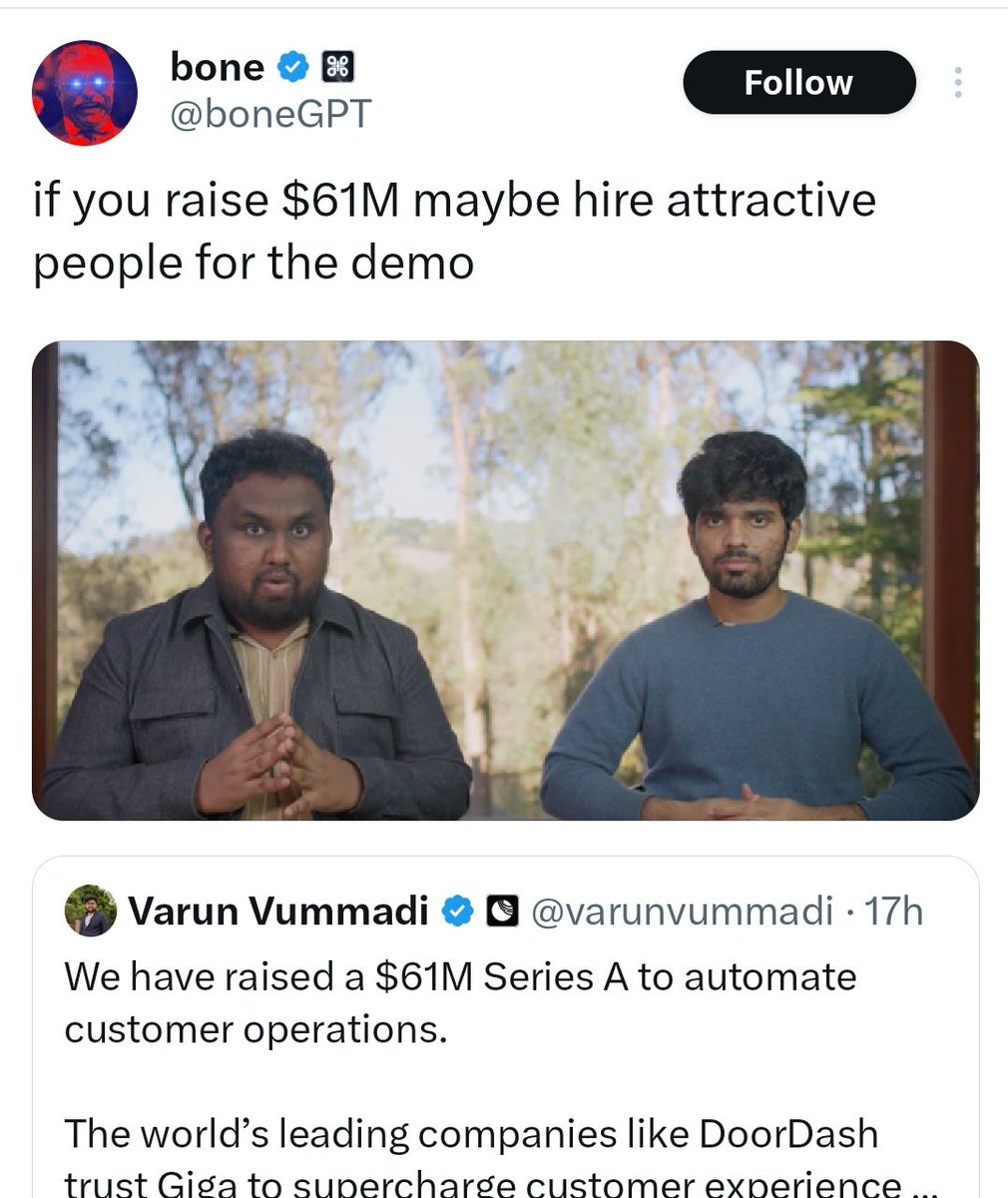 sandeepssrin's tweet image. Yet another day of anti-Indian founder racism.

Even if they are insanely successful.