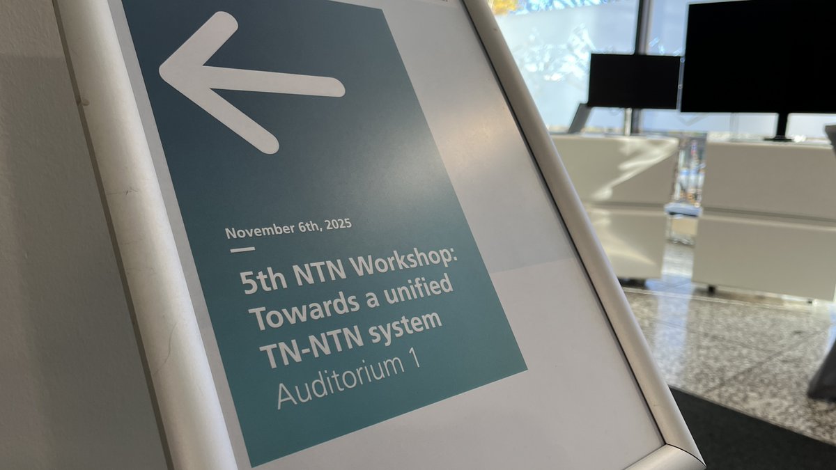 We're back in Berlin for the 5th #NTN Workshop co-organised by project partner <a href="/Fraunhofer/">Fraunhofer-Gesellschaft</a> with <a href="/esa/">European Space Agency</a> &amp; <a href="/Eurescom/">Eurescom</a>, and just getting started 🇩🇪📡🛰️

➡️ lnkd.in/e-QY_uX5 

<a href="/DLR_en/">DLR - English</a> <a href="/CNIT_TLC/">CNIT</a> <a href="/6G_SNS/">SNS JU</a> <a href="/ETHER_eu/">ETHER project</a> <a href="/connectivityEU/">Connectivity EU 🇪🇺</a>