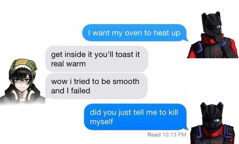 he’s not much of a flirter. first and last time ever doing ts