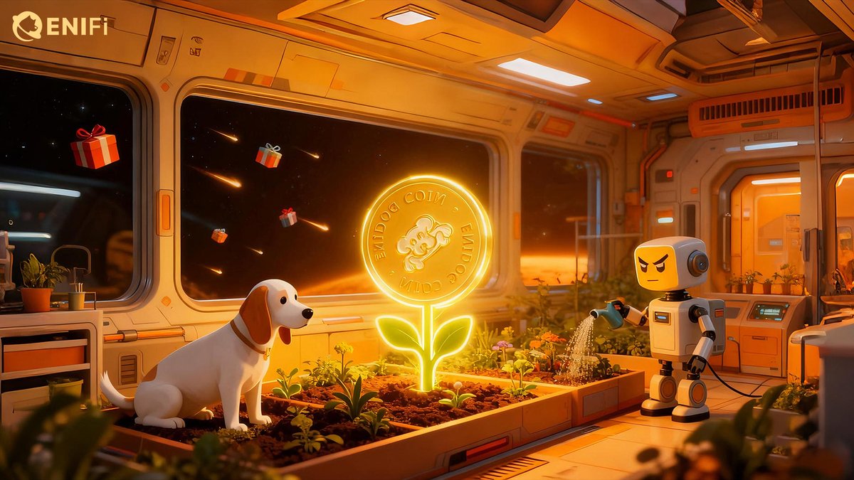 ENIFI_'s tweet photo. 🌱 ENIFI — Grow Your Future with $ENIDOG 🚀🐶

Inside the ENIFI ecosystem, innovation never sleeps — liquidity deepens, value compounds, and scarcity blooms. 🌕

🤖 The ENIDOG model combines triple burn mechanics + LP depth + daily compounding, creating a sustainable flywheel of on-chain growth.
🎁 Rewards rain down for active participants — the more you nurture your LP, the stronger your yield grows.

Join the movement. Plant your $ENIDOG today, and watch your future grow brighter. 🌟
🔗 https://t.co/1R1342NQM5

#ENIFI #ENIDOG #ENI #Web3 #MemeFi #OnChainGrowth