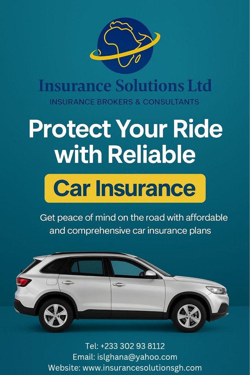 i_solutionsltd's tweet image. #ISL - Your reliable link to #insurance services in Ghana.

#Insurance #Brokers &amp;amp; #Consultants