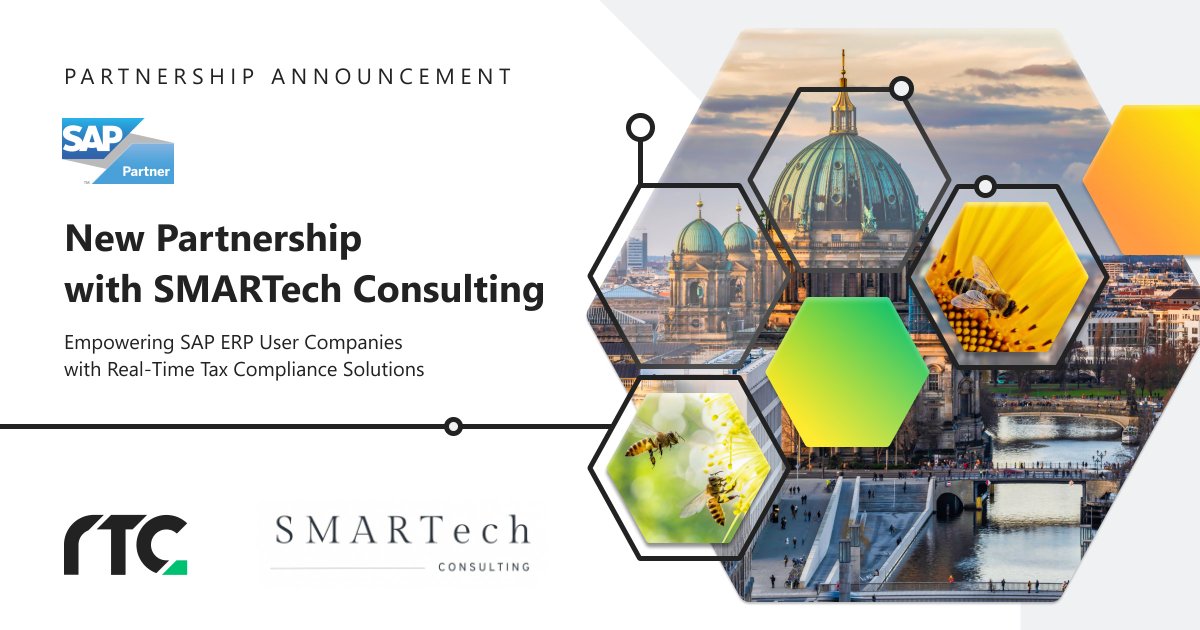 RTC_Suite's tweet image. We’re excited to partner with SMARTech Consulting GmbH to deliver seamless SAP-integrated e-invoicing and digital tax compliance across jurisdictions.

#eInvoicing #SAP #TaxCompliance #RTCSuite #SMARTech