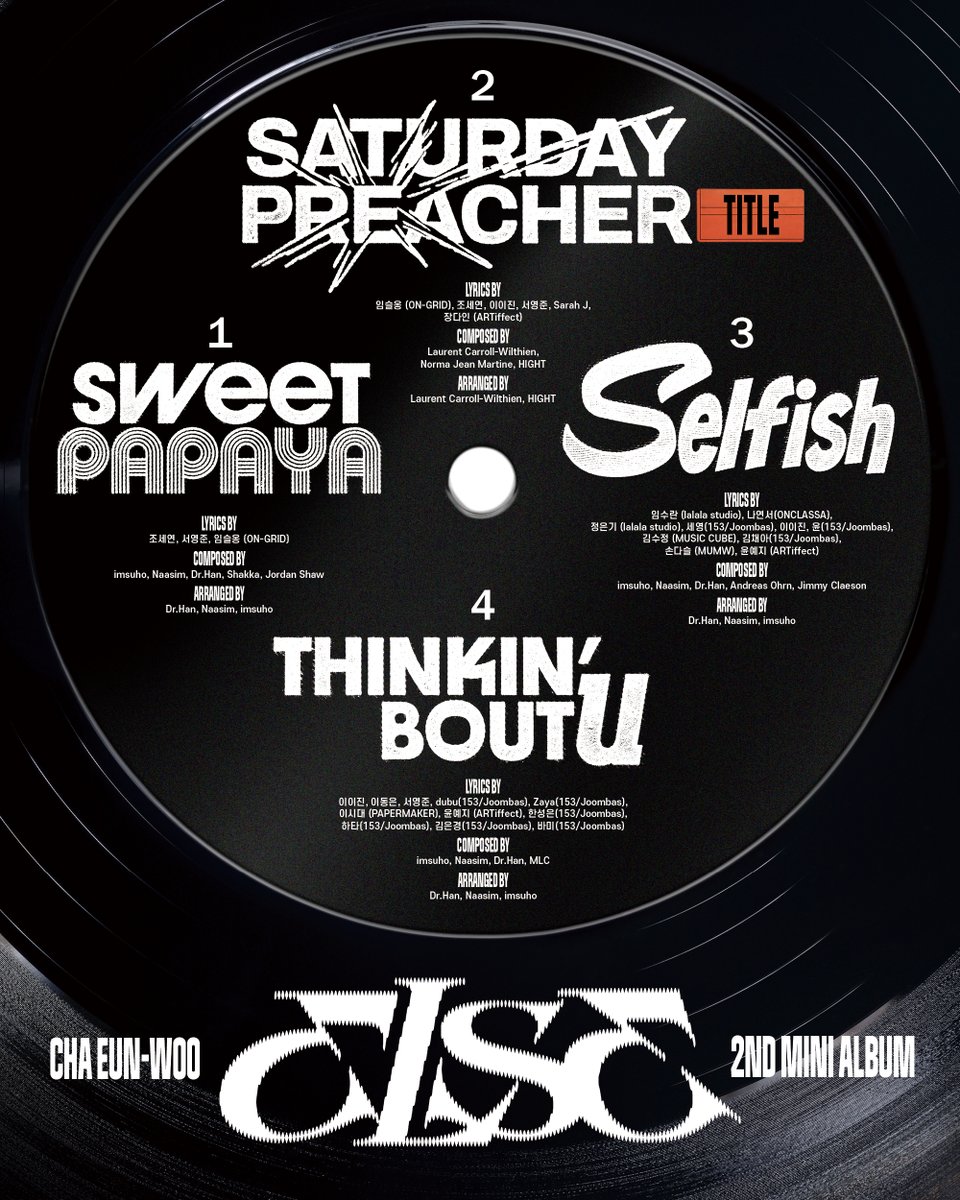 [#차은우] 차은우, 솔로 2집 ‘ELSE’ 트랙리스트 오픈..타이틀곡은 ‘SATURDAY PREACHER’
▶️ naver.me/xZjAZxAp

#NEWS #CHAEUNWOO
#ELSE