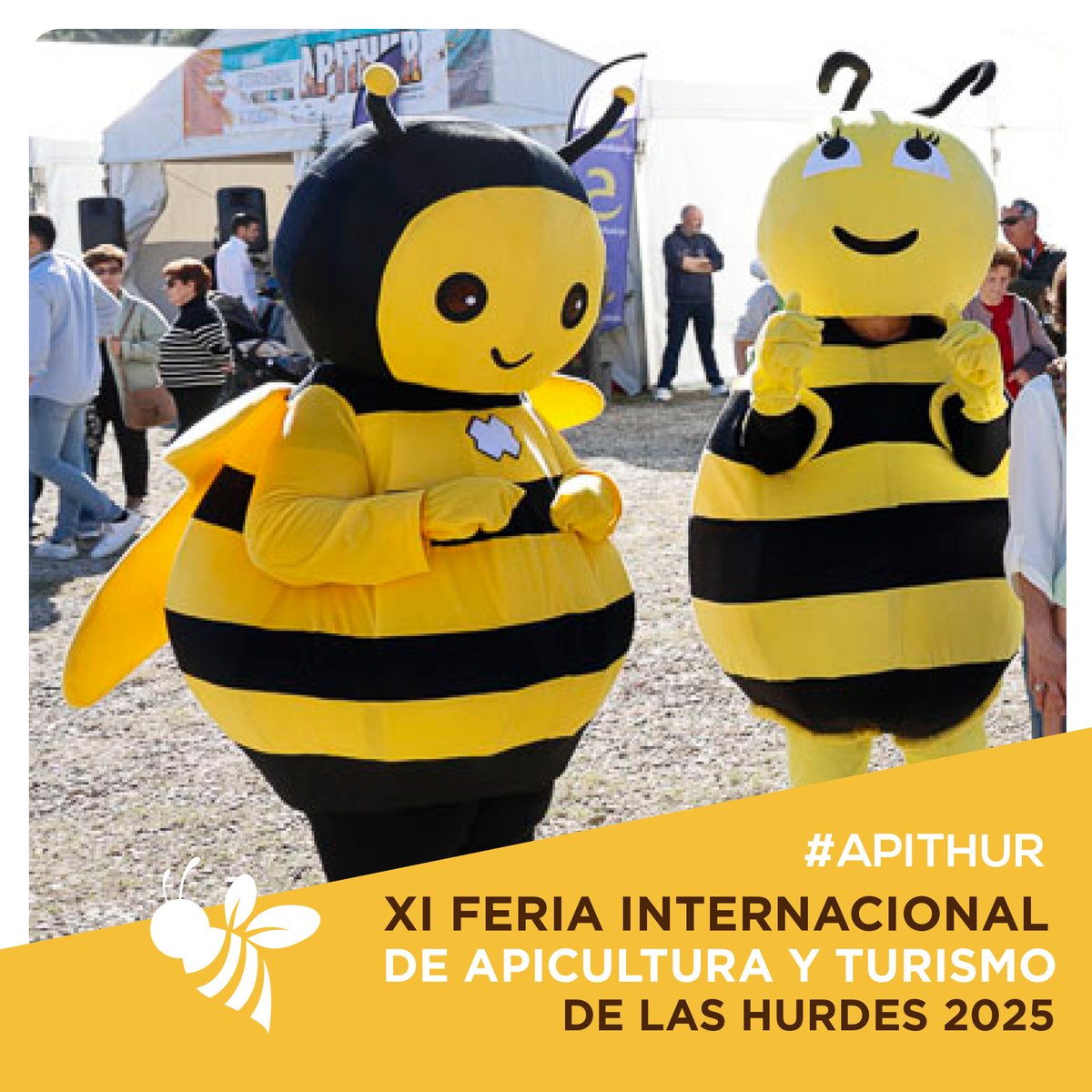 FHurdes's tweet photo. Tenemos el placer de invitaros al Acto de Inauguración de #APITHUR, XI Feria Internacional de Apicultura y Turismo Las Hurdes 2025, que tendrá lugar mañana VIERNES 7 DE NOVIEMBRE 2025 a las 11.30 H
Contaremos con la presencia de @MercedesMorn5 @mamorale44 @noeliacervigon https://t.co/J25468AXHe