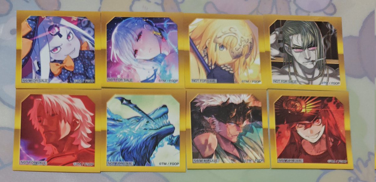 CBLxWKDvyo3QS6H's tweet image. 【交換】FGO Fate 最終再臨展 入場特典 ステッカー 特典

譲：
アンドロメダ、紫式部、ビーマ、ガレス、アルクェイド、虞美人、胤舜、項羽、ランスロット、コヤンスカヤ、蘭丸、北斎、紅葉、バニヤン、千利休、鈴鹿、カルナ、パリス、ナイチンゲール、イリヤ、アビゲイル、カーマ、ジャンヌダルク→