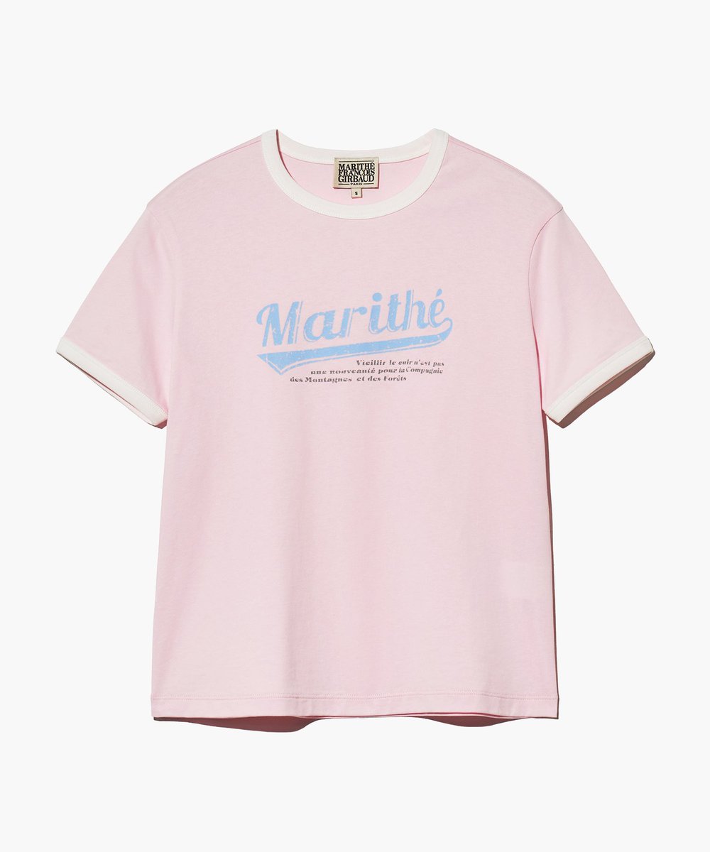 W VINTAGE BASEBALL RINGER TEE
1090-. แบบพสจอย ❤️‍🔥