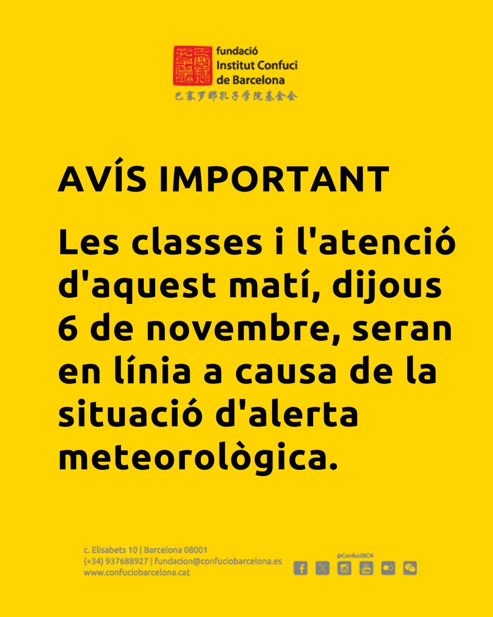 Fund. Institut Confuci Barcelona - FICB tweet media