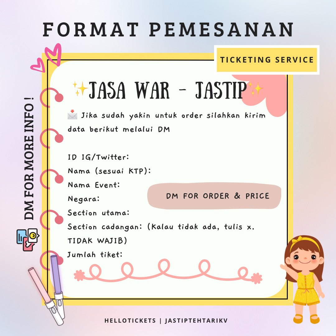 JASTIP TIKET AND CONCERT TOUR! tweet media