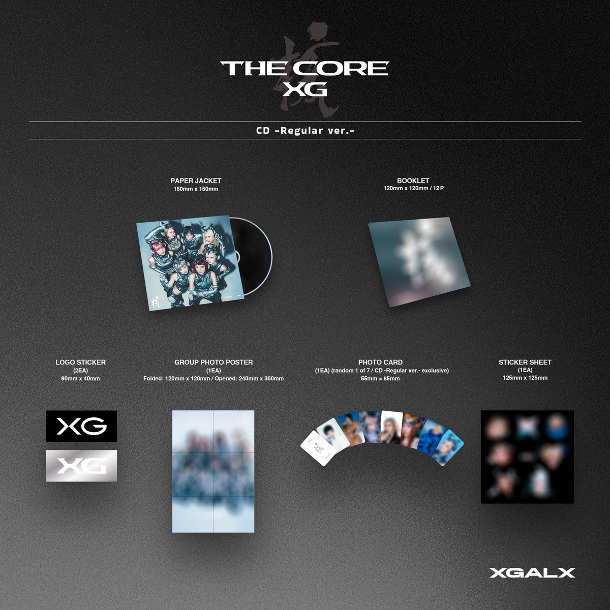 XG 1st Full Album THE CORE - 核 2026.01.23 Fri Special Website