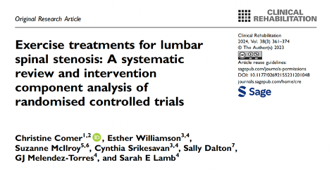 🚴‍♂️ EJERCICIO EN ESTENOSIS LUMBAR 🚴‍♀️

La estenosis lumbar es una de las causas más comunes de dolor lumbar y limitación funcional en adultos mayores.
