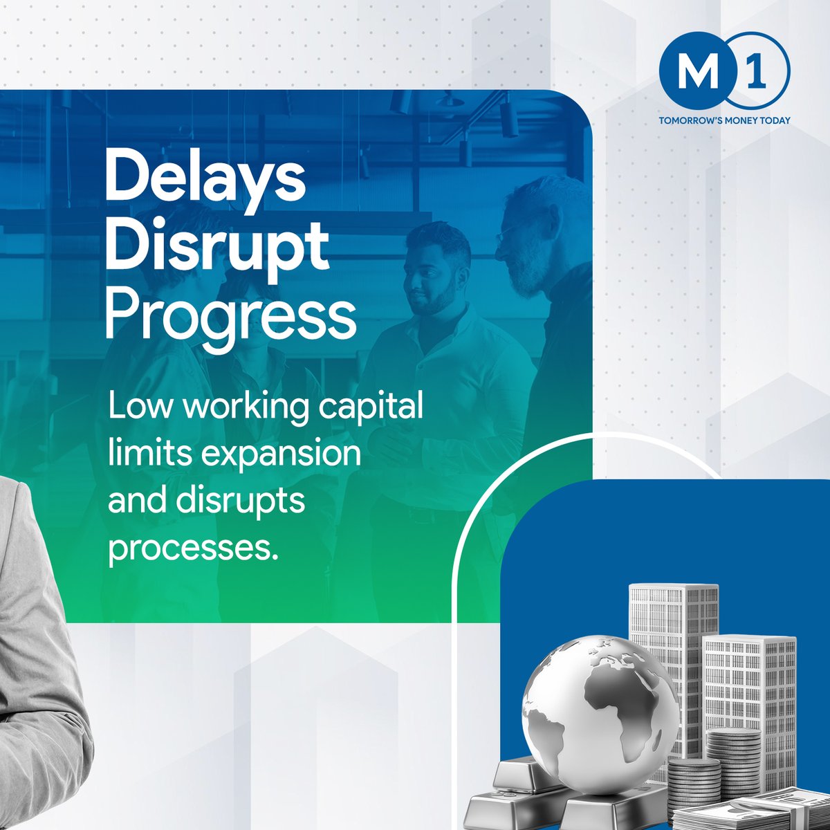 M1xchange's tweet image. Working capital drives every business — but delayed receivables can slow growth.
At #M1xchange, our RBI-licensed #TReDS platform helps businesses unlock early payments &amp;amp; maintain steady cash flow.
Visit m1xchange.com to access debt-free working capital. #MSMEFinance