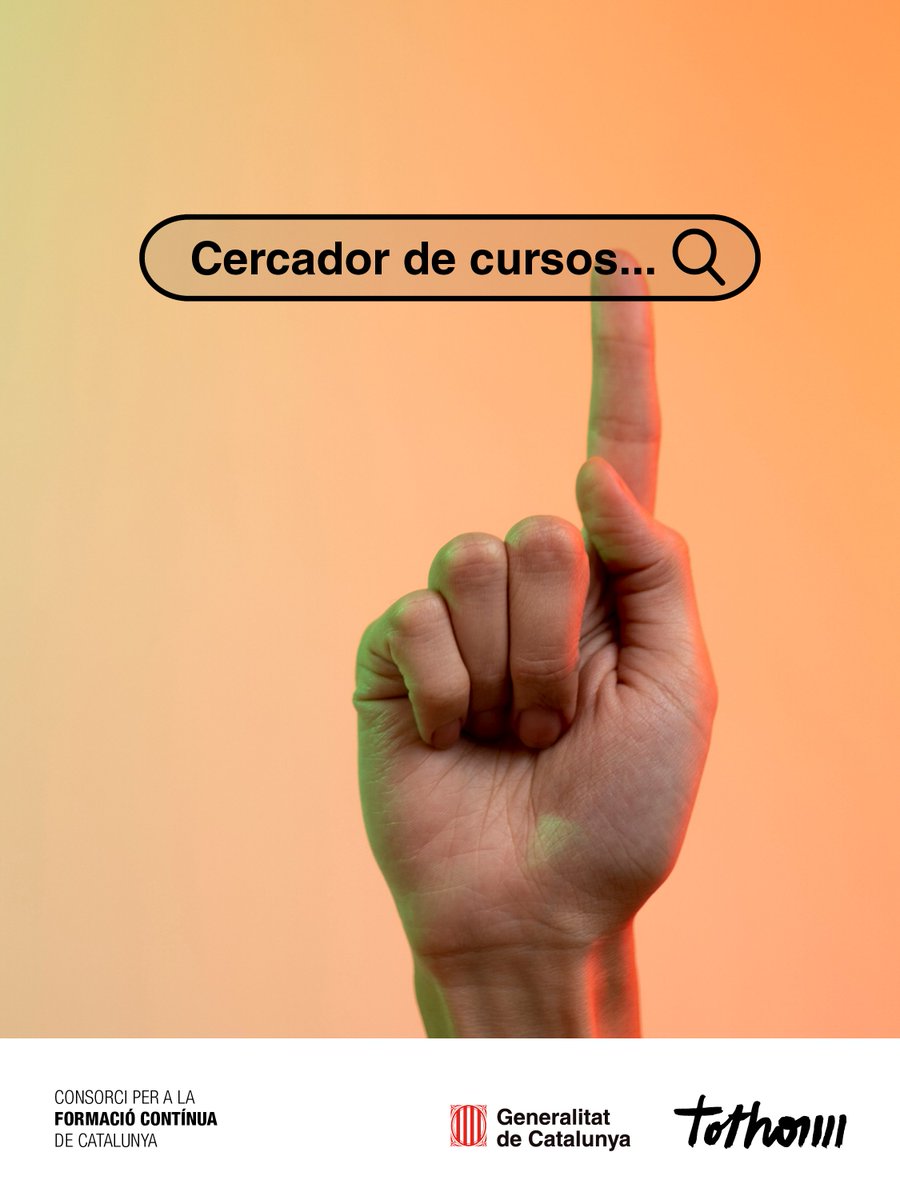 fpo_continua's tweet image. 🔎 Hem actualitzat el cercador perquè sigui més àgil i accessible.

🆕 Ara pots identificar fàcilment els cursos conduents a certificació oficial, privada o regulada per norma. 

Li vols donar una ullada? 👀 gen.cat/4nUa2ls

#Formació #Cursos #FormacióContínua