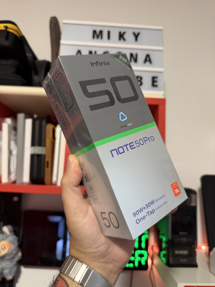 MikyAncona's tweet image. 📱 È appena arrivato questo Infinix Note 50 Pro… uno smartphone che non vedrete facilmente in giro! Design unico, specifiche top e tanta curiosità da provarlo subito 👀🔥
#mikyancona #mikyanconatech
@Infinix_Mobile